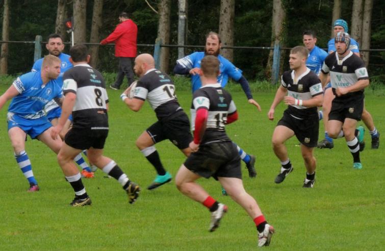 Carl Williams on the charge for the Quins